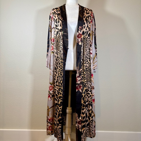 AllSaints Elsa Kuroyuri Belted Kimono Size 10 - Picture 7 of 12